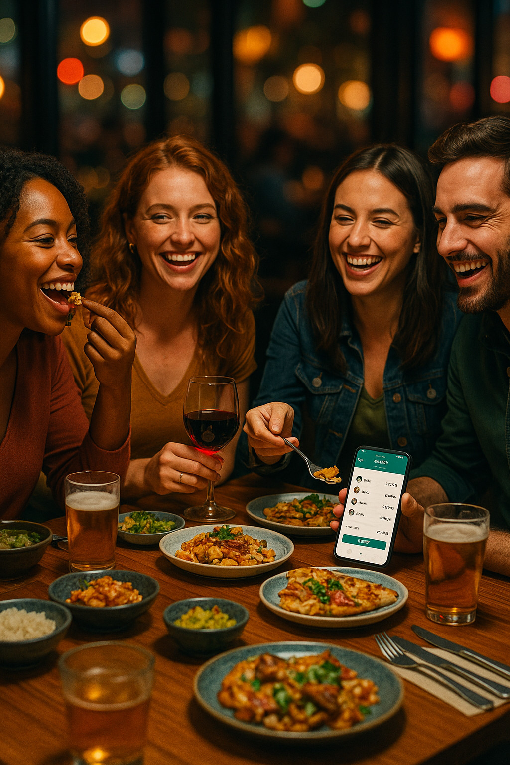 Dinner with friends