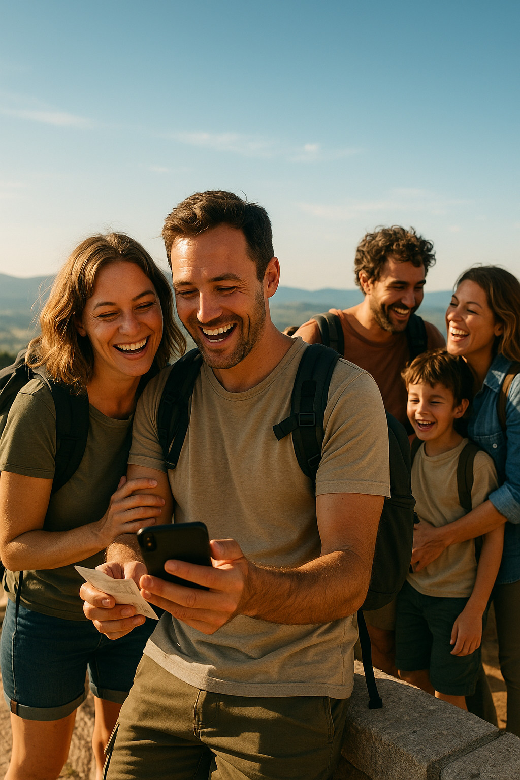 Trip with families together